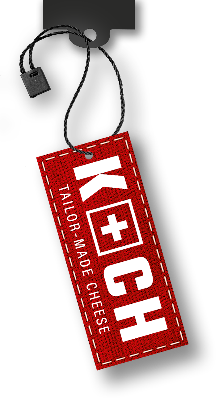 Koch-Cheese Logo mit Anhaenger