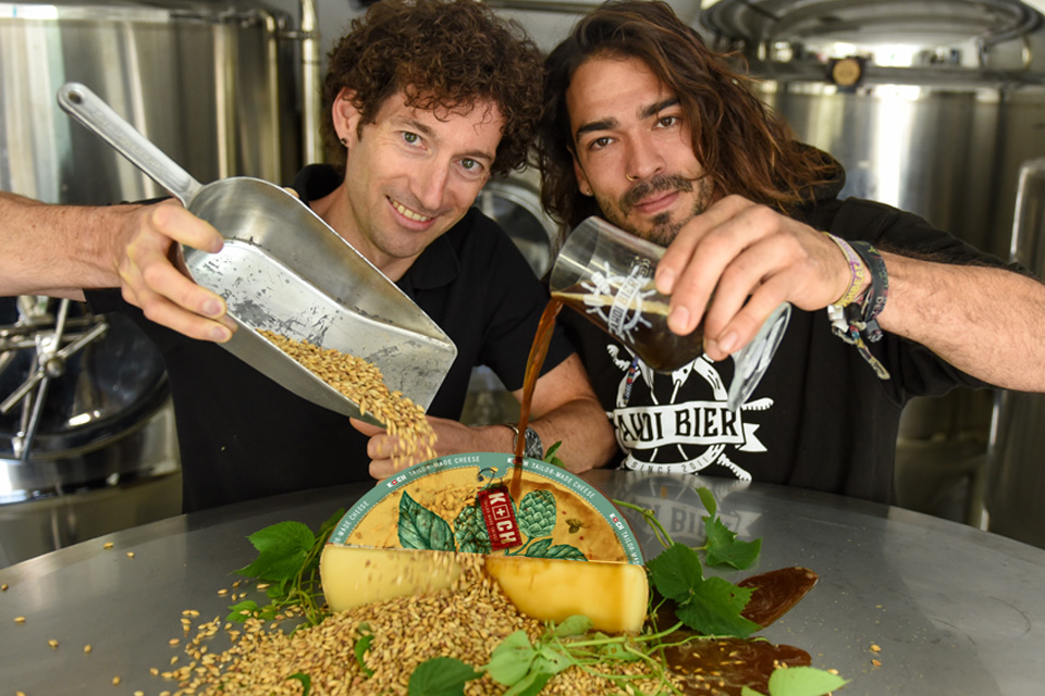 Koch-Cheese Affinieren von der Sorte Braukunst